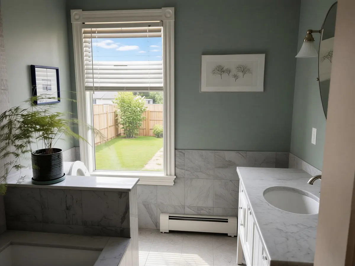 Walk in Shower bathroom design in Stow, MA